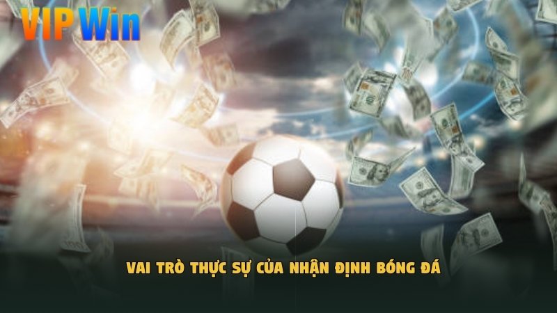 Vai trò thực sự của nhận định bóng đá